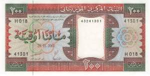 Mauretanien p5j 200 Ouguiya 2002